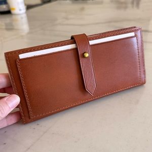 Madewell Leather Post Wallet
